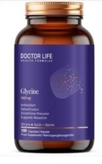 Zdjęcie Doctor Life Glycine kaps. 100 ...