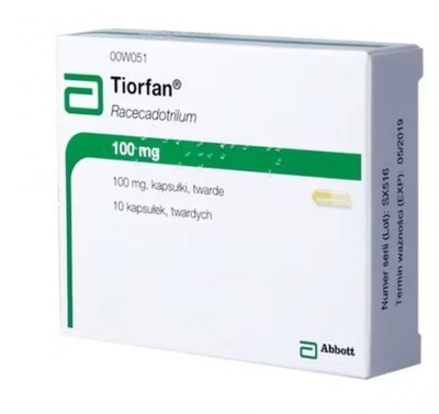 Zdjęcie Tiorfan kaps.twarde 0,1 g 10 kaps.