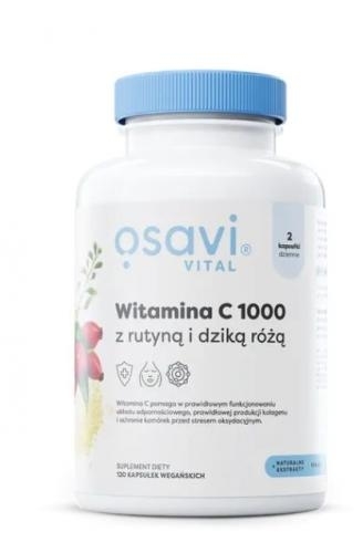 Zdjęcie Osavi Witamina C 1000 Z Rutyną I Róża 120k
