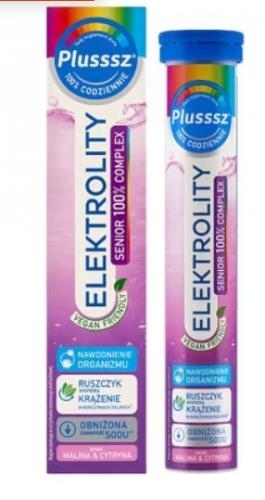 Zdjęcie Plusssz Elektrolity Senior 100% Complex ta