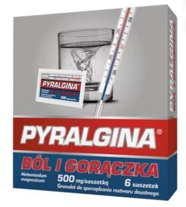 Zdjęcie Pyralgina Gorączka gran.dosp.roztw.doust. 