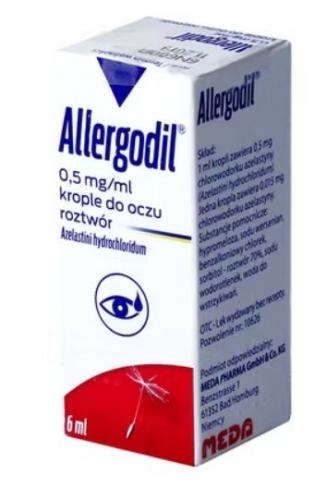 Zdjęcie Allergodil krople d/oczu 0,5mg/1ml 6ml