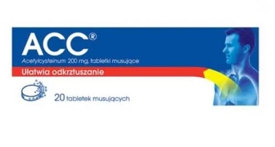 Zdjęcie ACC MAX 200mg x 20 tabl.musuj.