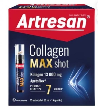 Zdjęcie Artresan Collagen Max Shot 15szt.po30ml(+1
