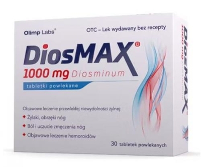 Zdjęcie Diosmax tabl.powl. 1 g 60 tabl.