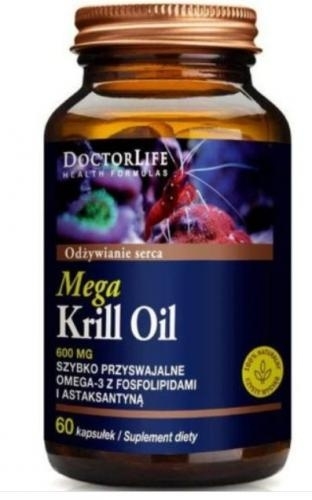 Zdjęcie Doctor Life Mega Krill Oil 60 kapsułek