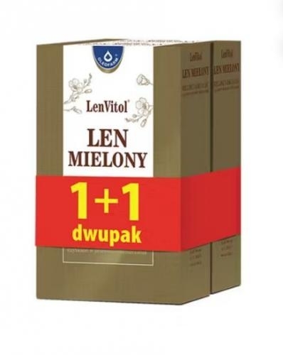 Zdjęcie Len mielony odtłuszczony 200g Oleofarm