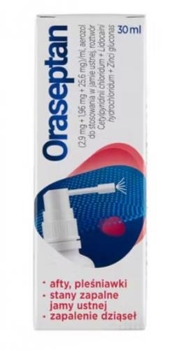 Zdjęcie Dezaftan med (Oraseptan) aer.dostos.30ml