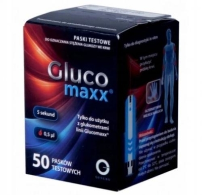 Zdjęcie Glucomaxx test pask. 50 pask.