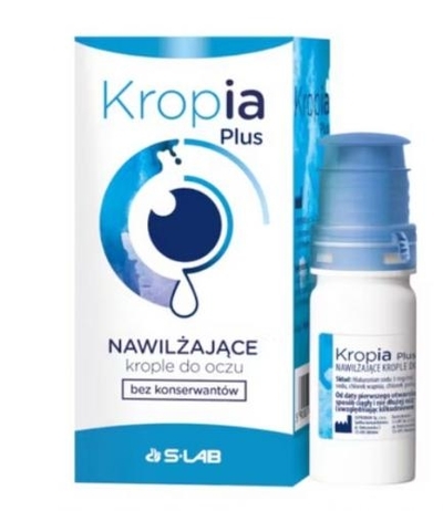 Zdjęcie Kropia Plus Krople do oczu nawilżające b/k