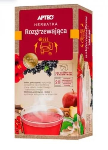 Zdjęcie Herbatka rozgrzewająca z imbirem APTEO NAT