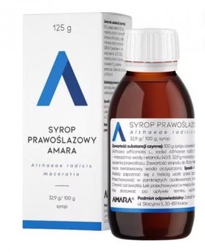 Zdjęcie Syrop Prawoślazowy 0,05 g/g 125 g Amara
