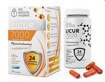 Zdjęcie Licur 7000 + witamina D3 - 30 kapsułek