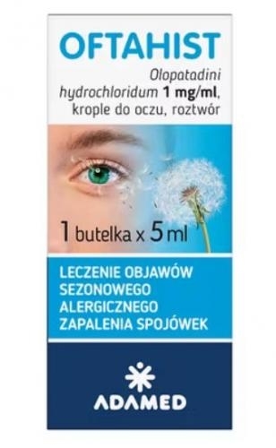 Zdjęcie Oftahist krop.dooczu,roztwór 1mg/ml 1but.a