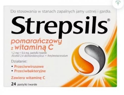 Zdjęcie Strepsils pom.+vit.C past.d/ssan.24szt