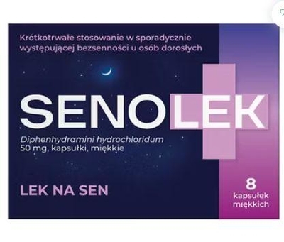 Zdjęcie Senolek kaps.miękkie 50 mg 8 kaps.