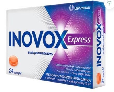 Zdjęcie Inovox Express smak pomarańczowy pastyl.tw