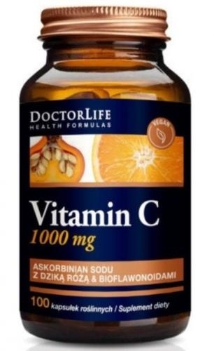 Zdjęcie Doctor Life Vitamin C 1000mg z dziką różą 