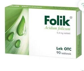 Zdjęcie Folik 0,4mg 90 tabl.