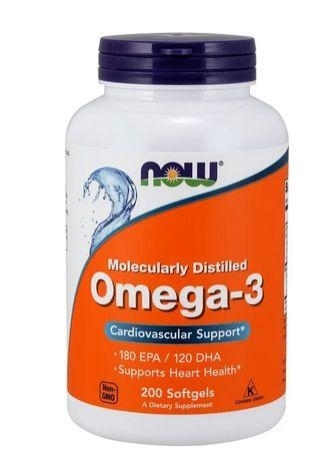 Zdjęcie Now Foods Omega 3 Molecurarly Di 200 kaps.