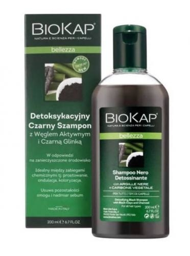 Zdjęcie BIOKAP Czarny szampon detoksykacyjny 200 m