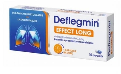 Zdjęcie Deflegmin retard 0.075g 10 kaps.