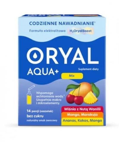 Zdjęcie Oryal Aqua+ Mix prosz. 14 sasz.
