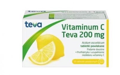Zdjęcie Vit.C Teva 200 50tabl.(d.Polfa Kutno)