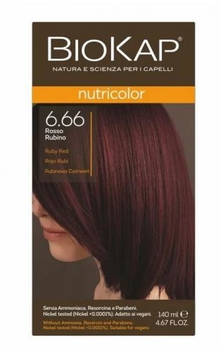 Zdjęcie BIOKAP N farba 6.66 rubin.czerw.140ml