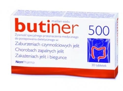 Zdjęcie Butiner 500 tabl.powl.ozmod.uwal. 0,5g 30t