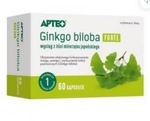 Zdjęcie Ginkgo biloba FORTE APTEO kaps. 0,1g 60kap