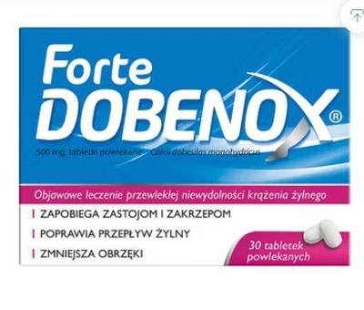 Zdjęcie Dobenox Forte tabl.powl. 0,5 g 30 tabl.