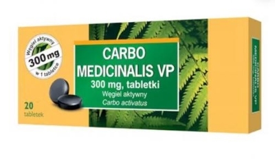 Zdjęcie Carbo medic. 0,3g 20 tabl.