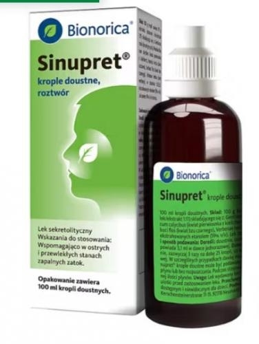 Zdjęcie Sinupret krople 100ml