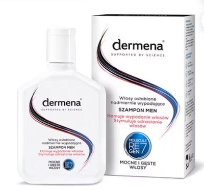Zdjęcie DERMENA MEN Szampon hamujący wypadanie włosów 200 ml