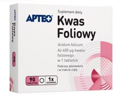 Zdjęcie Kwas foliowy APTEO tabl. 90 tabl.